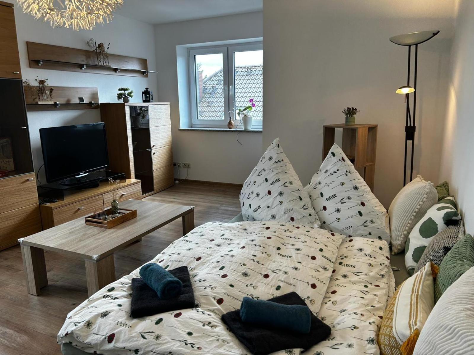 Stadt. Land. See. Ferienwohnung Leipzig Exteriör bild